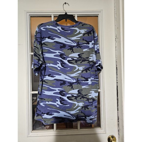 Code V Camouflage Rams Army TSHIRT Men Size X-Large - Picture 2 of 4